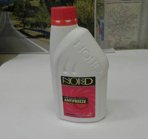 Антифриз NORD High Quality Antifreeze готовый -40C красный 1 кг артикул NR20225