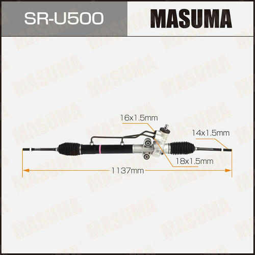 Рейка рулевая MASUMA (левый руль), SR-U500