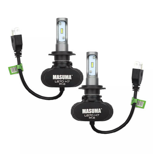 Лампы светодиодные Masuma LED H7 18W 6000K 4000Lm PX26d (серия S1), L670