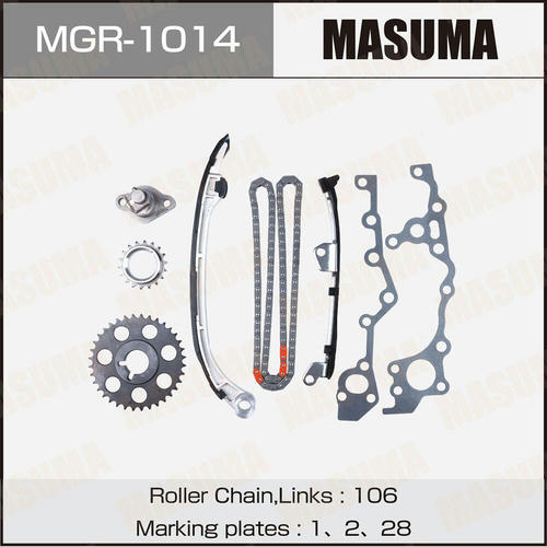 Комплект цепи ГРМ Masuma 3RZ-FE, MGR-1014